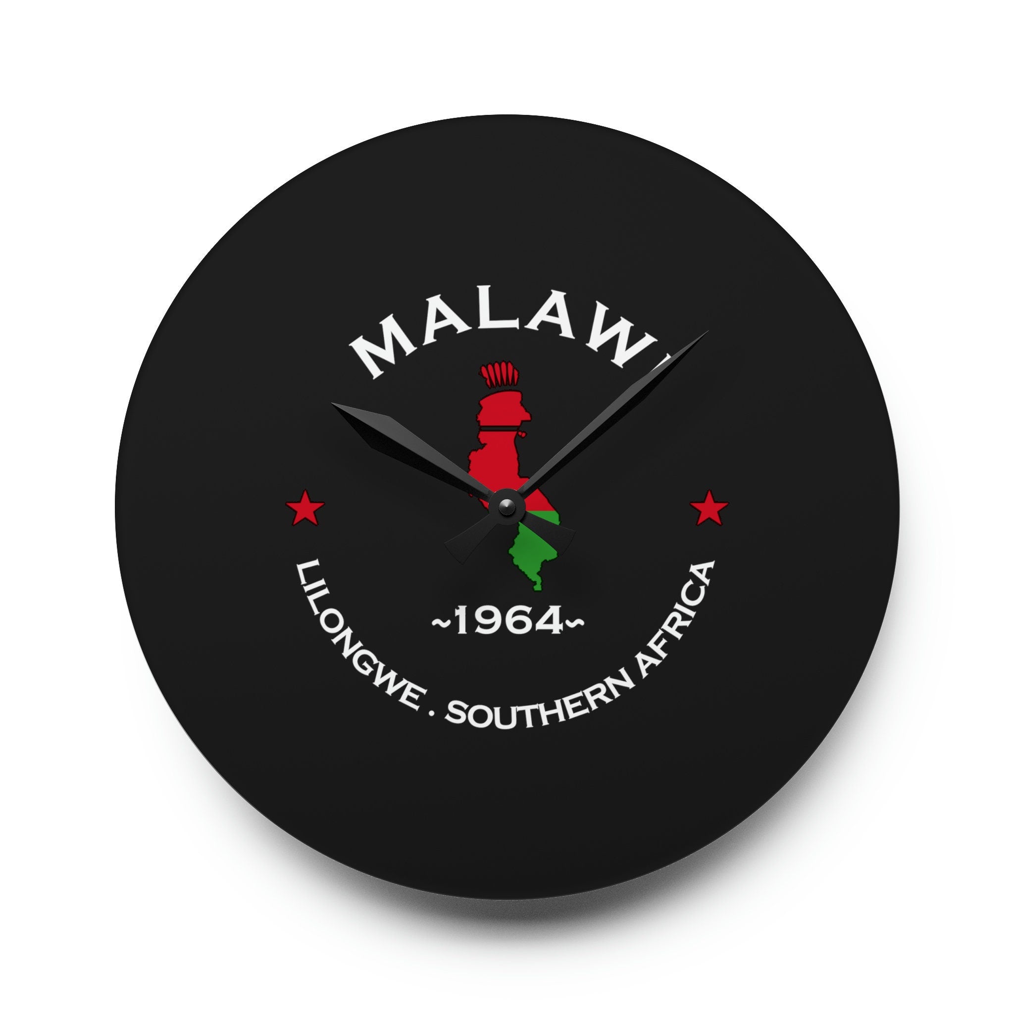 Malawi Acrylic Wall Clock